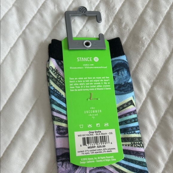 NWT Fenty X Stance BBHMM One Dolla Crew Holiday Collection Limited Edition Soc - Picture 16 of 16